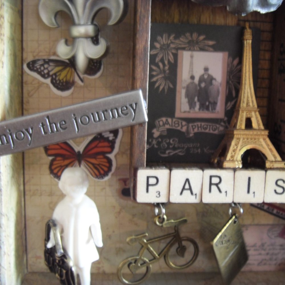 Paris France Shadow Box - Picture 3 of 13